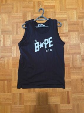 Bape Black tank top